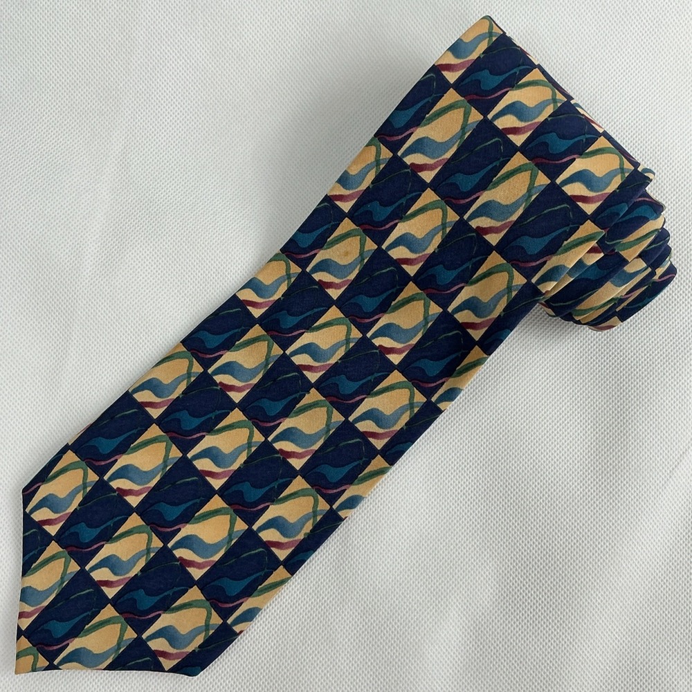 Jerry Garcia Silk Tie Happy Birthday Collection Eight Abstract Multicolor Mens